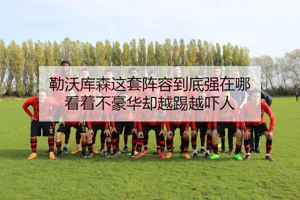 勒沃库森这套阵容到底强在哪 看着不豪华却越踢越吓人